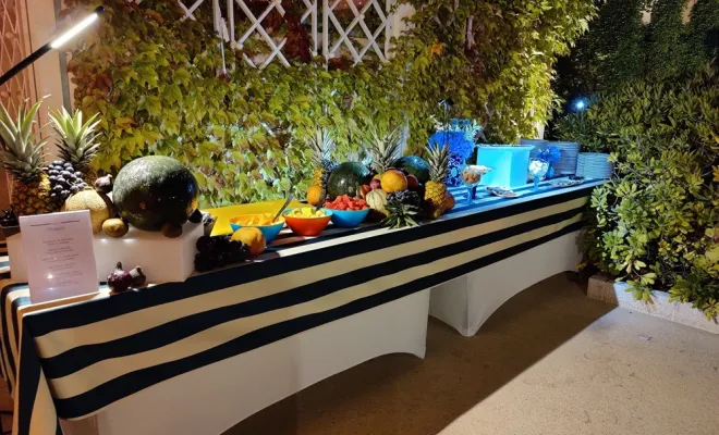 Louer des éclairages buffets pour vos événements, Cannes, Audio Media Light