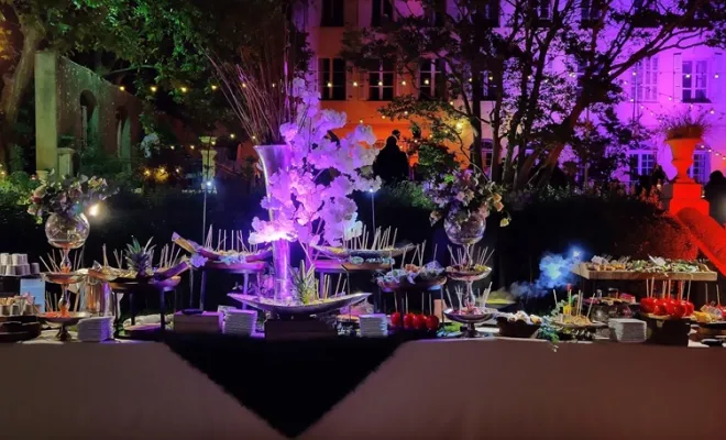 Louer des éclairages buffets pour vos événements, Cannes, Audio Media Light